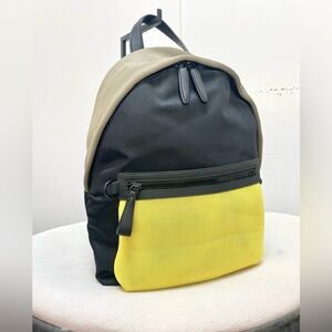 Mulberry neoprene /mesh and rubberized leather backpack